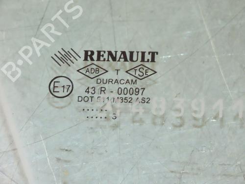 Front right door window RENAULT CLIO IV (BH_) 0.9 TCe 90 (BHNF, BHMA, BHMH, BHJK, BHJR) | BP22848263C19 