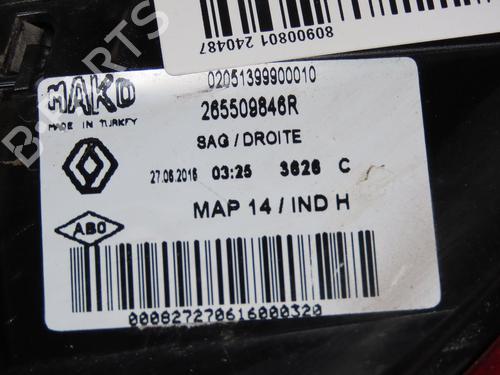 Right taillight RENAULT CLIO IV (BH_) 1.2 16V | BP22367887C35 