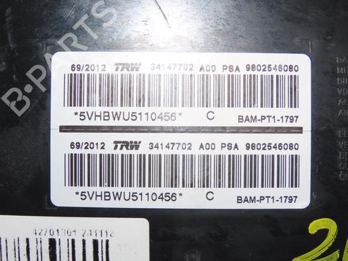Used Left seat airbag PEUGEOT 208 I (CA_, CC_) 1.6 HDi (92 hp) 23158428