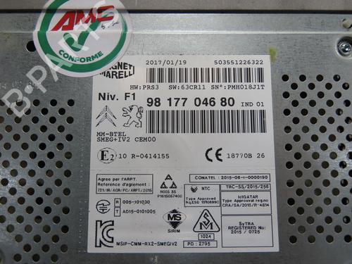 Radio PEUGEOT PARTNER Box Body/MPV 1.6 BlueHDi 100 | BP29577152E6 