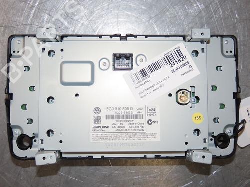 Radio VW GOLF VII (5G1, BQ1, BE1, BE2) 1.6 TDI | BP22381703E6 