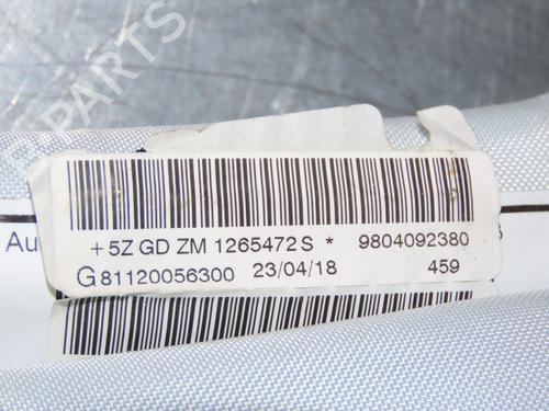 Used Left curtain airbag PEUGEOT 208 I (CA_, CC_) 1.2 THP 110 (110 hp) 26015025