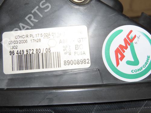 Left headlight PEUGEOT 1007 (KM_) 1.4 HDi | BP30502316C28 