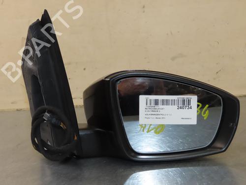 Used Right mirror VW POLO V (6R1, 6C1) 1.2 (60 hp) 18663225