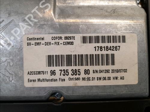 Instrument cluster CITROËN C4 Picasso I MPV (UD_) 1.6 HDi | BP14945133C47 