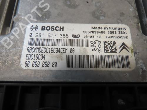 Used Engine control unit (ECU) PEUGEOT 207 (WA_, WC_) 1.4 HDi (68 hp) 24576701