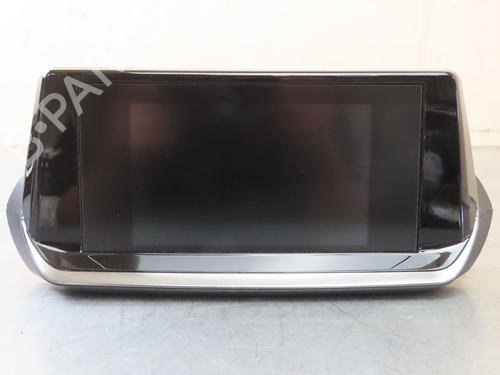 Used Display monitor PEUGEOT 208 II (UB_, UP_, UW_, UJ_) 1.2 PureTech 75 (75 hp) 19653041