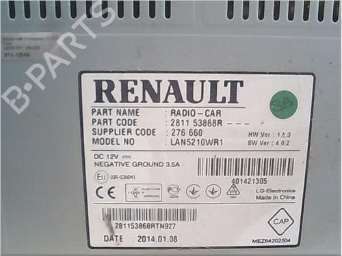 Used Radio Radio RENAULT CLIO IV (BH_) 1.5 dCi 75 (75 hp) 9406970 9406970