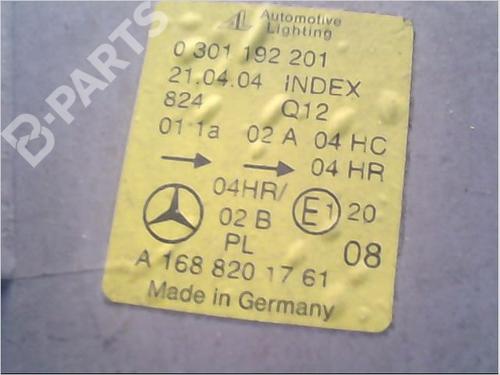 Venstre forlygte MERCEDES-BENZ A-CLASS (W168) A 190 (168.032, 168.132) | BP9407603C28 