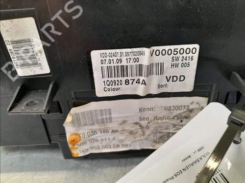 Instrument cluster VW EOS (1F7, 1F8) 2.0 TDI 16V | BP37275399C47 - Image 3