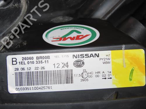 Right headlight NISSAN QASHQAI I (J10, NJ10) 1.6 dCi | BP31575769C29 