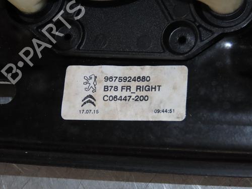 Rudehejsemekanisme Højre foran CITROËN C4 Picasso II 1.6 BlueHDi 120 (120 hp) 18859193