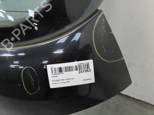 Tailgate PEUGEOT 307 (3A/C) 1.6 HDi 110 | BP23098600C6 