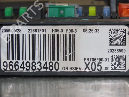 Fuse box CITROËN C3 Picasso (SH_) 1.6 HDi | BP17729757E1 