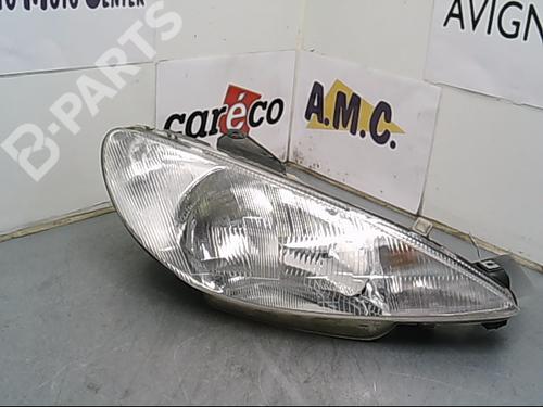 Faro derecho PEUGEOT 206 Hatchback (2A/C) 1.9 D (69 hp) 9408821