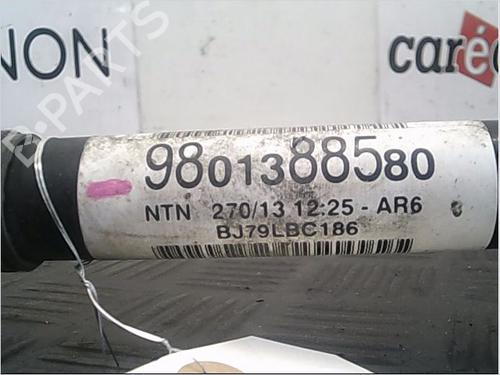 Used Left front driveshaft CITROËN DS3 (SA_) 1.2 VTi 82 (82 hp) 9407830