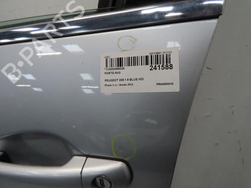 Left front door PEUGEOT 208 I (CA_, CC_) 1.6 HDi / BlueHDi 75 | BP22367099C2 