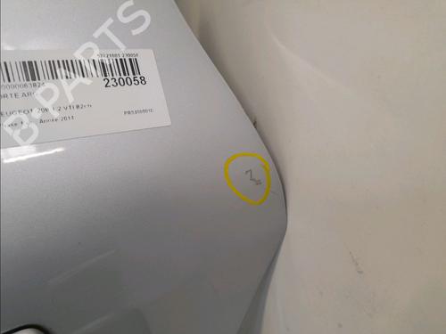 Left rear door PEUGEOT 208 I (CA_, CC_) 1.2 VTI 82 | BP12116725C4