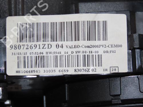 Used Steering column stalk PEUGEOT 208 I (CA_, CC_) 1.6 HDi (92 hp) 22366482