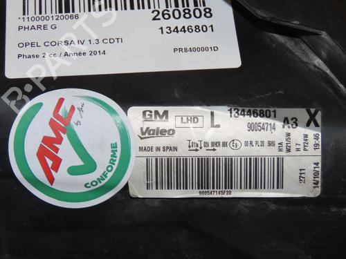 Left headlight OPEL CORSA D (S07) 1.3 CDTI (L08, L68) | BP38226371C28 - Image 5