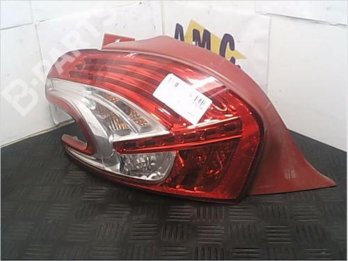 Used Left taillight PEUGEOT 208 I (CA_, CC_) 1.4 HDi (68 hp) 9404739