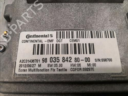 Used Display monitor Display monitor PEUGEOT 208 I (CA_, CC_) 1.2 VTI 82 (82 hp) 33711492 33711492
