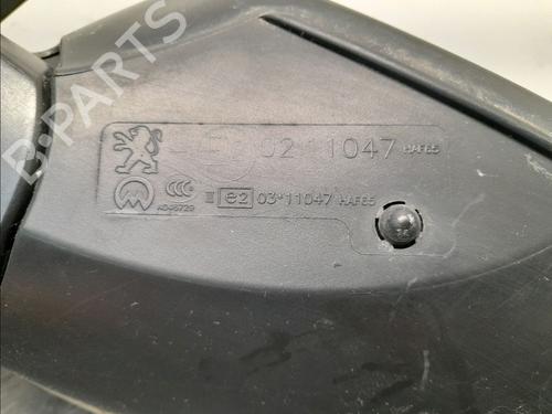 Right mirror PEUGEOT 208 I (CA_, CC_) 1.6 HDi | BP22367131C27
