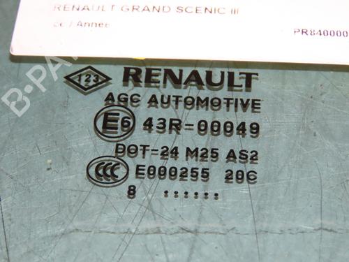 Front right quarter glass RENAULT SCÉNIC III (JZ0/1_) 1.5 dCi | BP26046309C112