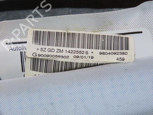 Used Left curtain airbag PEUGEOT 208 I (CA_, CC_) 1.2 VTi 68 / PureTech 68 (68 hp) 25749899