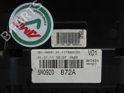 Instrument cluster VW TIGUAN (5N_) 2.0 TDI | BP27923425C47 