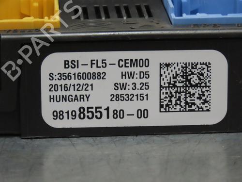 Fuse box PEUGEOT EXPERT Bus (V_) 2.0 BlueHDi 150 | BP38571067E1 - Image 5