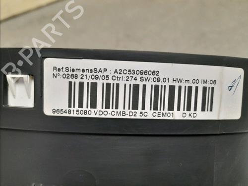 Used Instrument cluster PEUGEOT 407 Coupe (6C_) 2.7 HDi (204 hp) 15624001