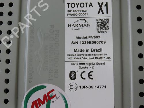 Radio TOYOTA YARIS (_P13_) 1.5 (NSP131_) | BP27351620E6 