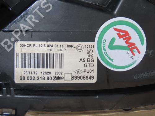 Left headlight PEUGEOT 208 I (CA_, CC_) 1.4 VTi | BP31865136C28 