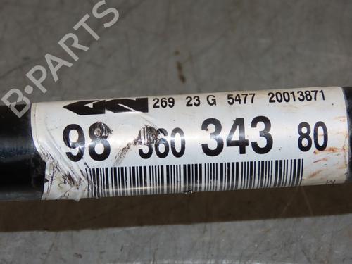Used Left front driveshaft Left front driveshaft RENAULT ZOE (BFM_) ZOE (88 hp) 36657215 36657215