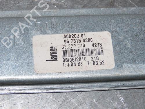 Used Front right window mechanism PEUGEOT 208 I (CA_, CC_) 1.2 VTI 82 (82 hp) 25858712