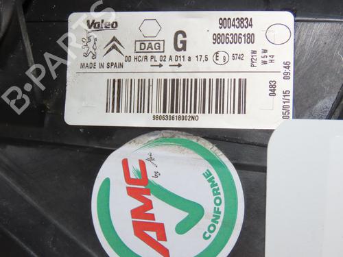 Left headlight CITROËN BERLINGO MULTISPACE (B9) 1.6 HDi 90 | BP31843199C28