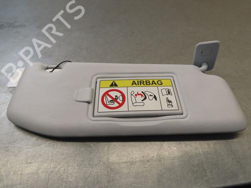 Right sun visor PEUGEOT 208 I (CA_, CC_) 1.2 VTI 82 | BP24707130I2