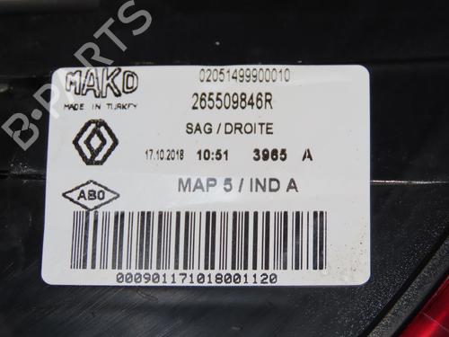 Right taillight RENAULT CLIO IV (BH_) 0.9 TCe 90 (BHNF, BHMA, BHMH, BHJK, BHJR) | BP22848432C35 