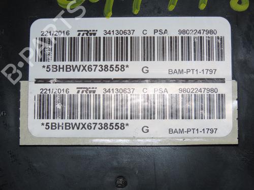 Used Right seat airbag PEUGEOT 208 I (CA_, CC_) 1.6 HDi (92 hp) 23158279
