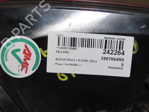 Left taillight SUZUKI SX4 S-Cross (JY) 1.6 DDiS AllGrip (AKK 416D) | BP26916877C34 - Image 3