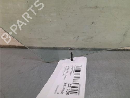 Used Front right door window PEUGEOT 208 I (CA_, CC_) 1.4 HDi (68 hp) 15722277