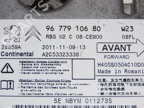 Used ECU airbags PEUGEOT 508 I (8D_) 2.0 HDi (140 hp) 18926197