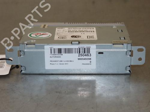 Radio PEUGEOT 208 I (CA_, CC_) 1.4 HDi | BP28966738E6