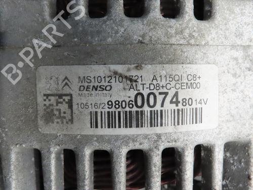 Alternatore PEUGEOT 208 I (CA_, CC_) 1.2 VTI 82 (82 hp) 32129490