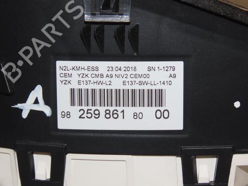 Instrument cluster PEUGEOT 208 I (CA_, CC_) 1.2 PureTech 82 | BP22366578C47 