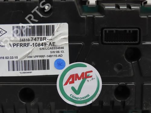 Used Instrument cluster RENAULT CLIO IV (BH_) 1.2 16V (73 hp) 29016774