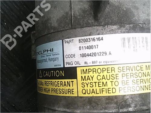 AC compressor RENAULT SCÉNIC II (JM0/1_) 1.6 (JM0C, JM0J, JM1B) | BP9405657M34 