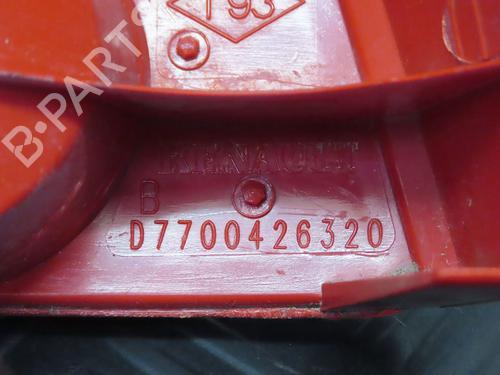 Used Right taillight RENAULT TWINGO I (C06_) 1.2 16V (C06C, C06D, C06K) (75 hp) 19114370
