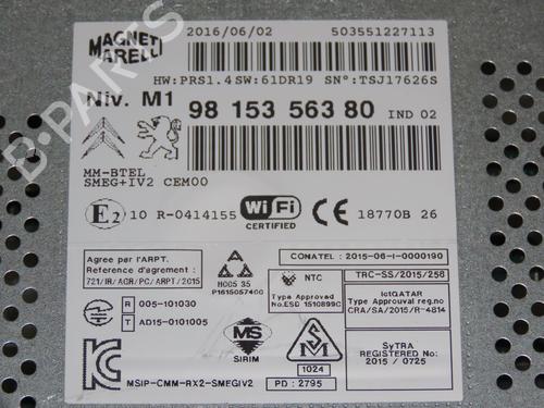 Used Radio PEUGEOT 2008 I (CU_) 1.2 VTi (82 hp) 17729782